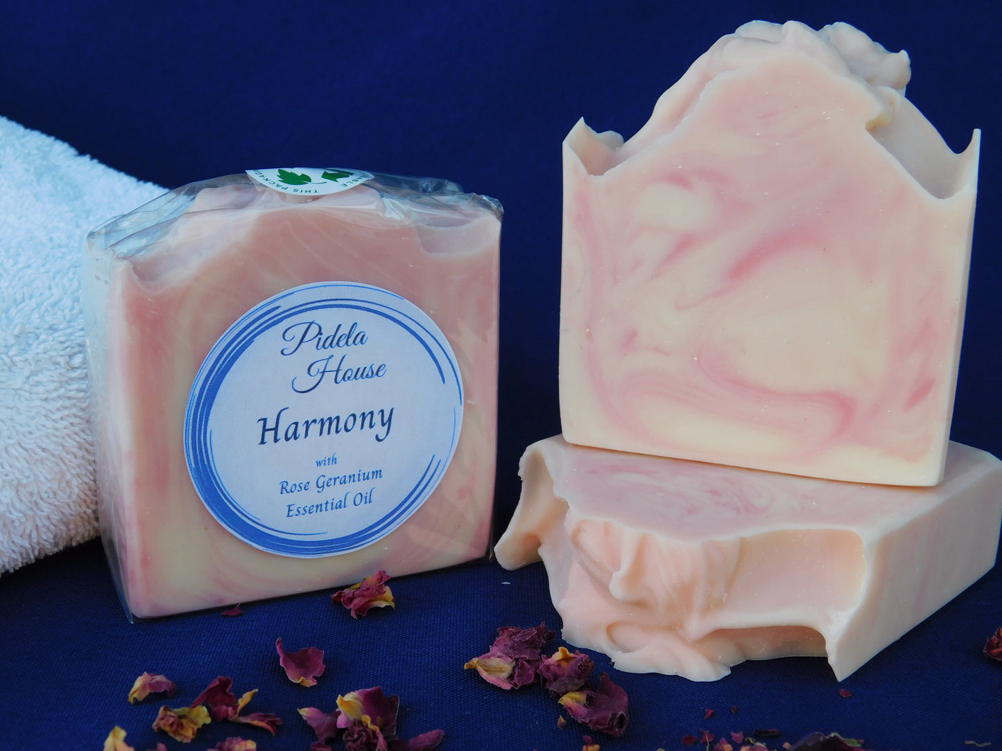 ORIGINAL SQUARE Harmony soap bar with Rose Geranium Essential Oil