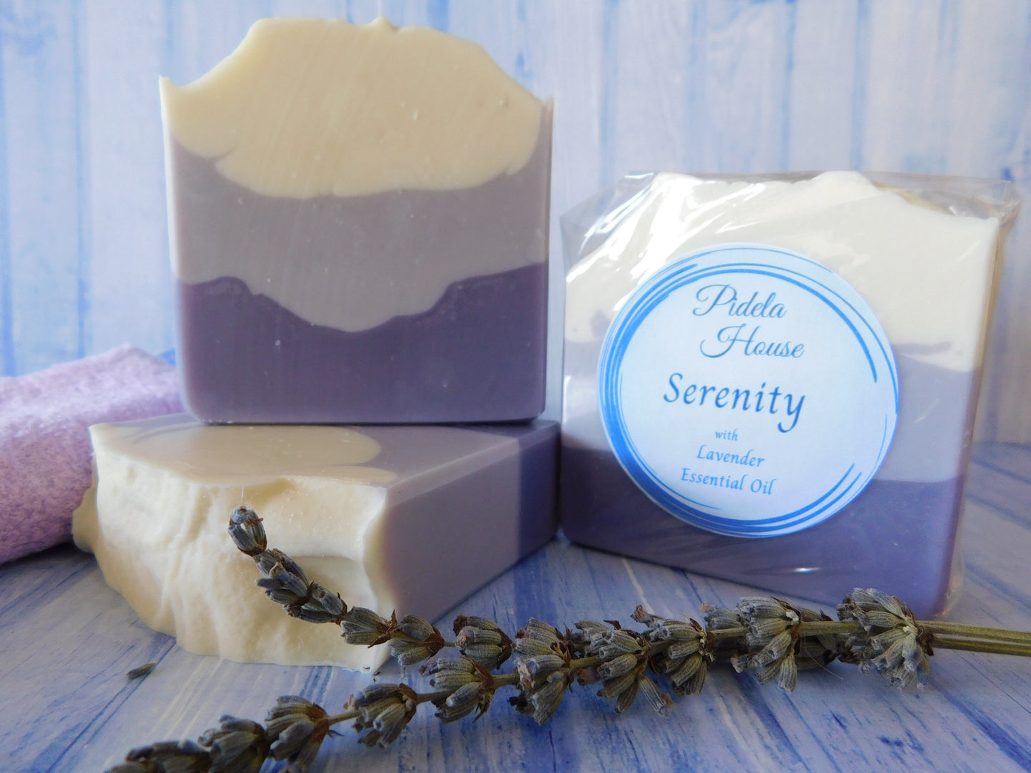 ORIGINAL SQUARE Serenity soap bar with Lavender Essential Oil