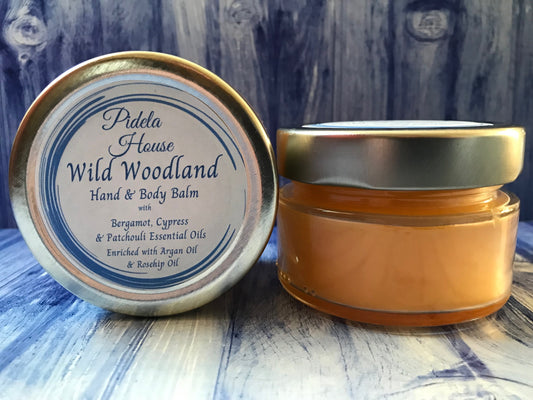 Wild Woodland Luxury Hand & Body Balm with Bergamot, Cypress & Patchouli Essential Oils